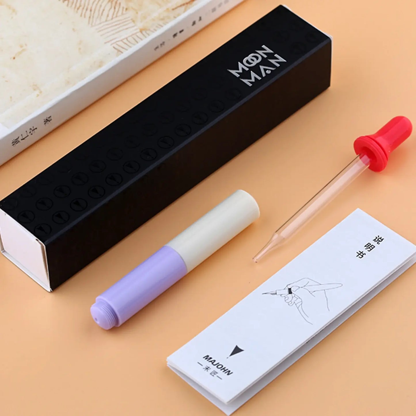 MAJOHN Second Generation wancai fountain pens Transparent Starry Sky writing ink Pen Macaron Maillard Brown Mini Pocket Pen