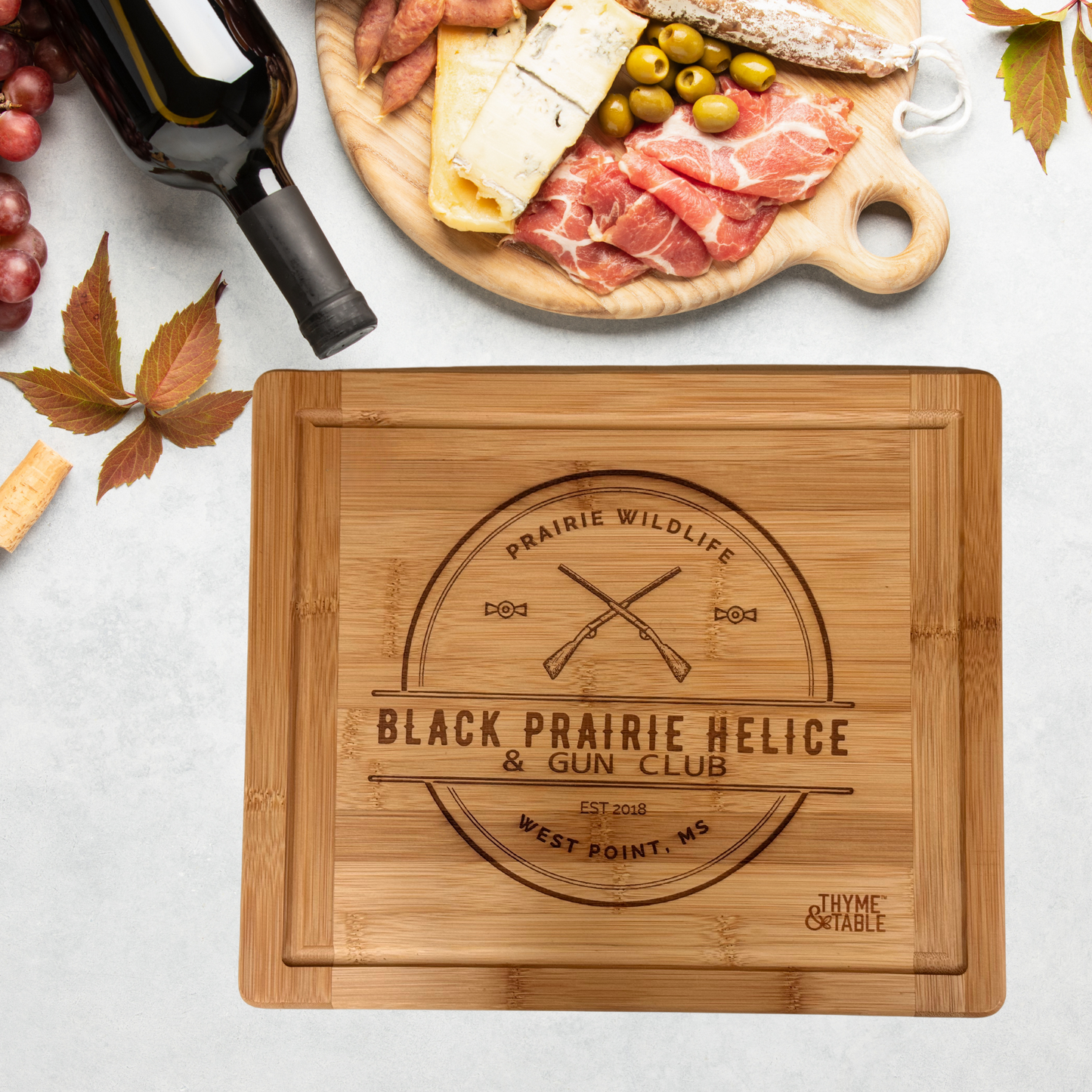 BPH- Medium Lasered Charcuterie board (Ready to Ship)