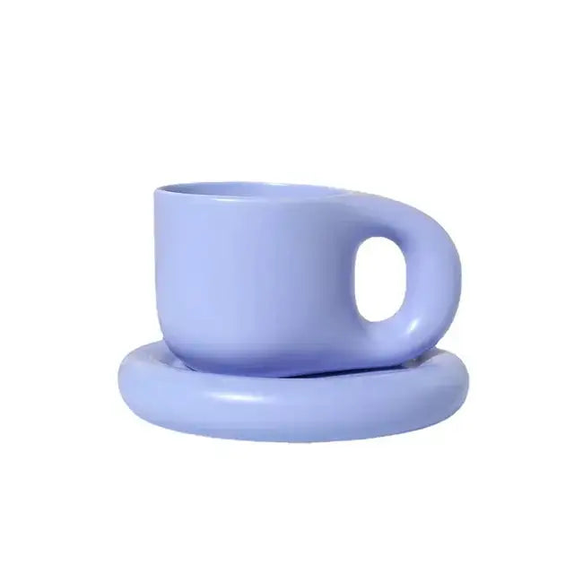 Ink Splash Fat Handle Mug